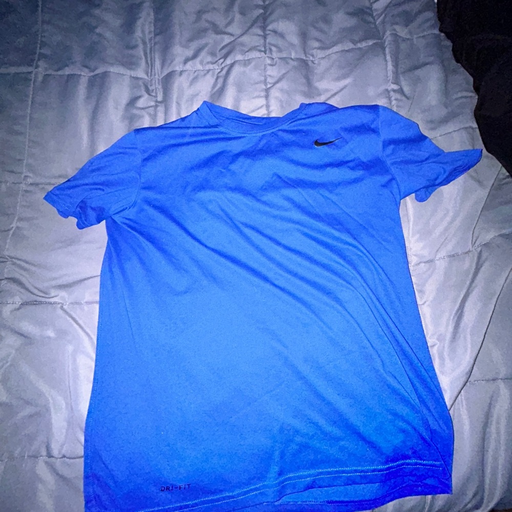 Blue Nike T shirt